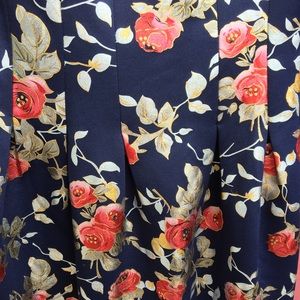 NAVY BLUE DRESS WITH ROSES🌹